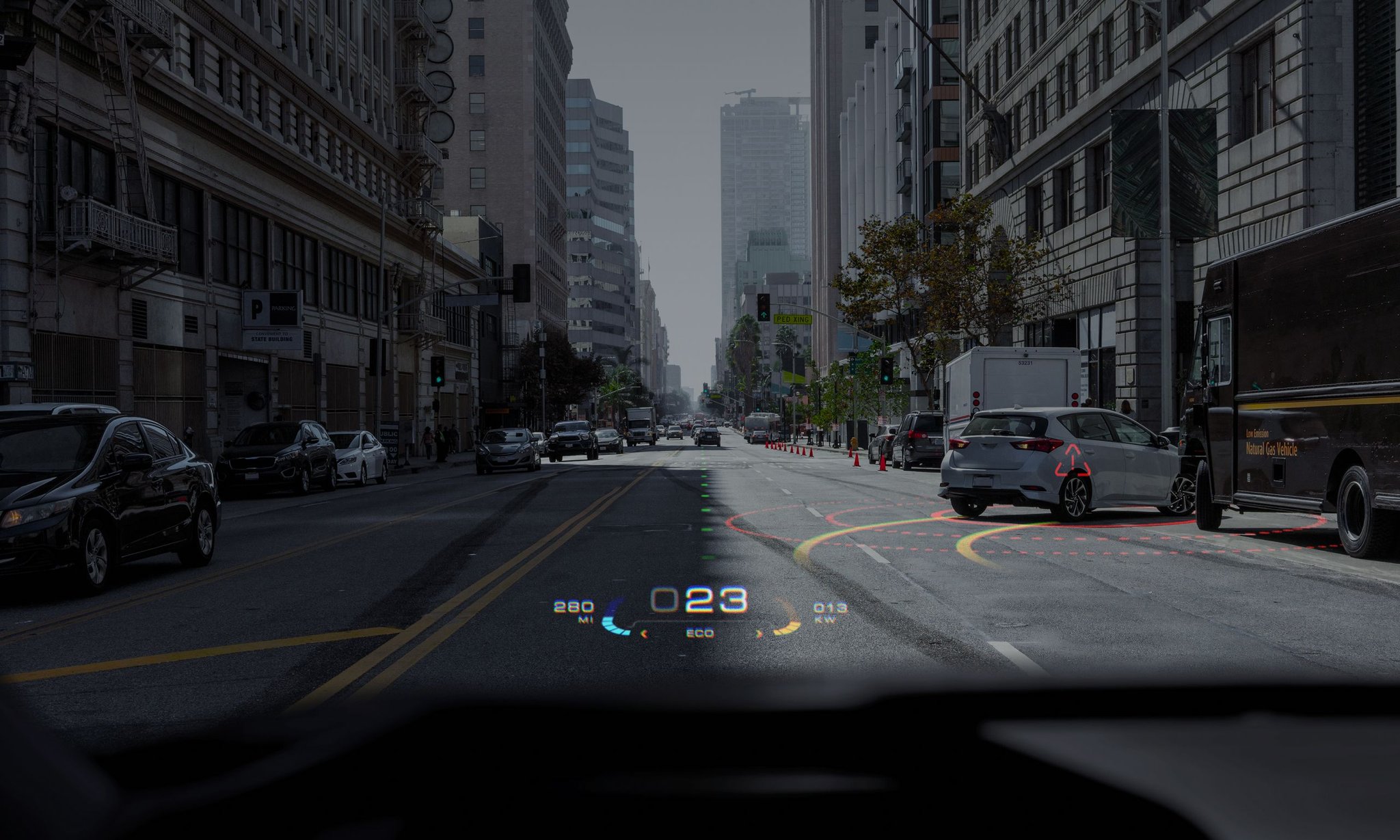 Latest head-up display technology incorporates augmented reality driving  experience